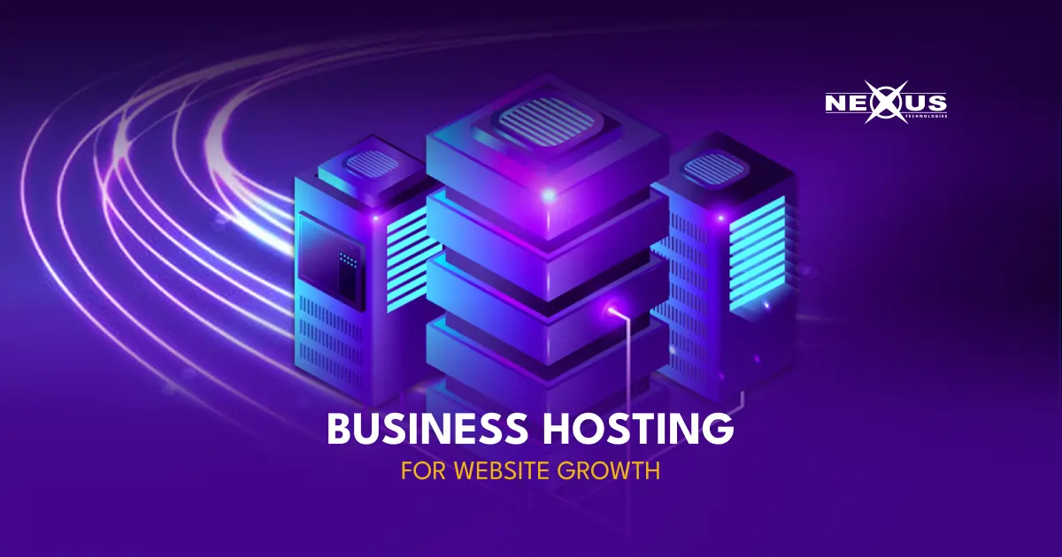 Business hosting for website growth